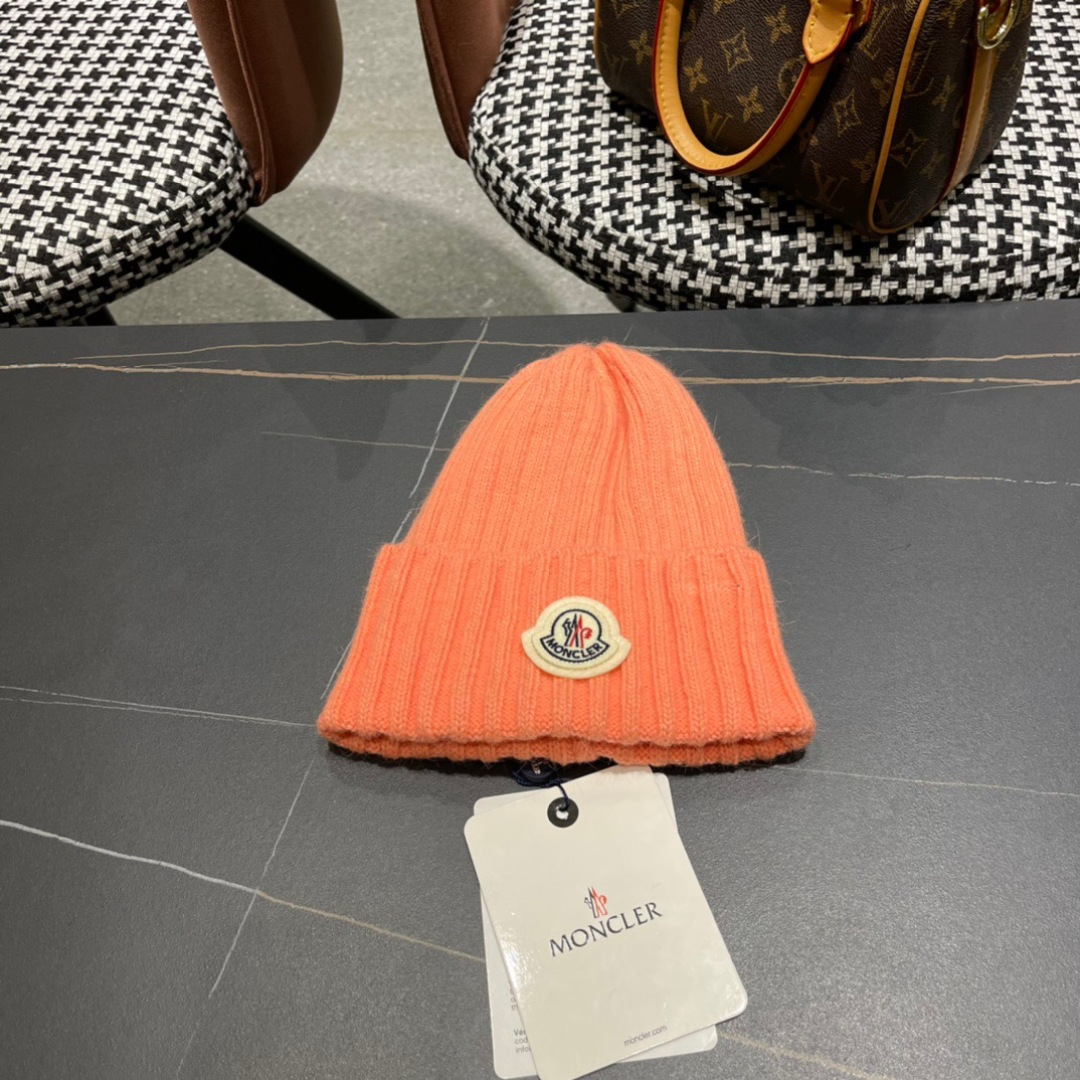  蒙口Moncler盟可睐💥官网经典针织帽，原单复刻.非常柔软亲肤，弹性很好💓有质感又非常百搭的款式~保