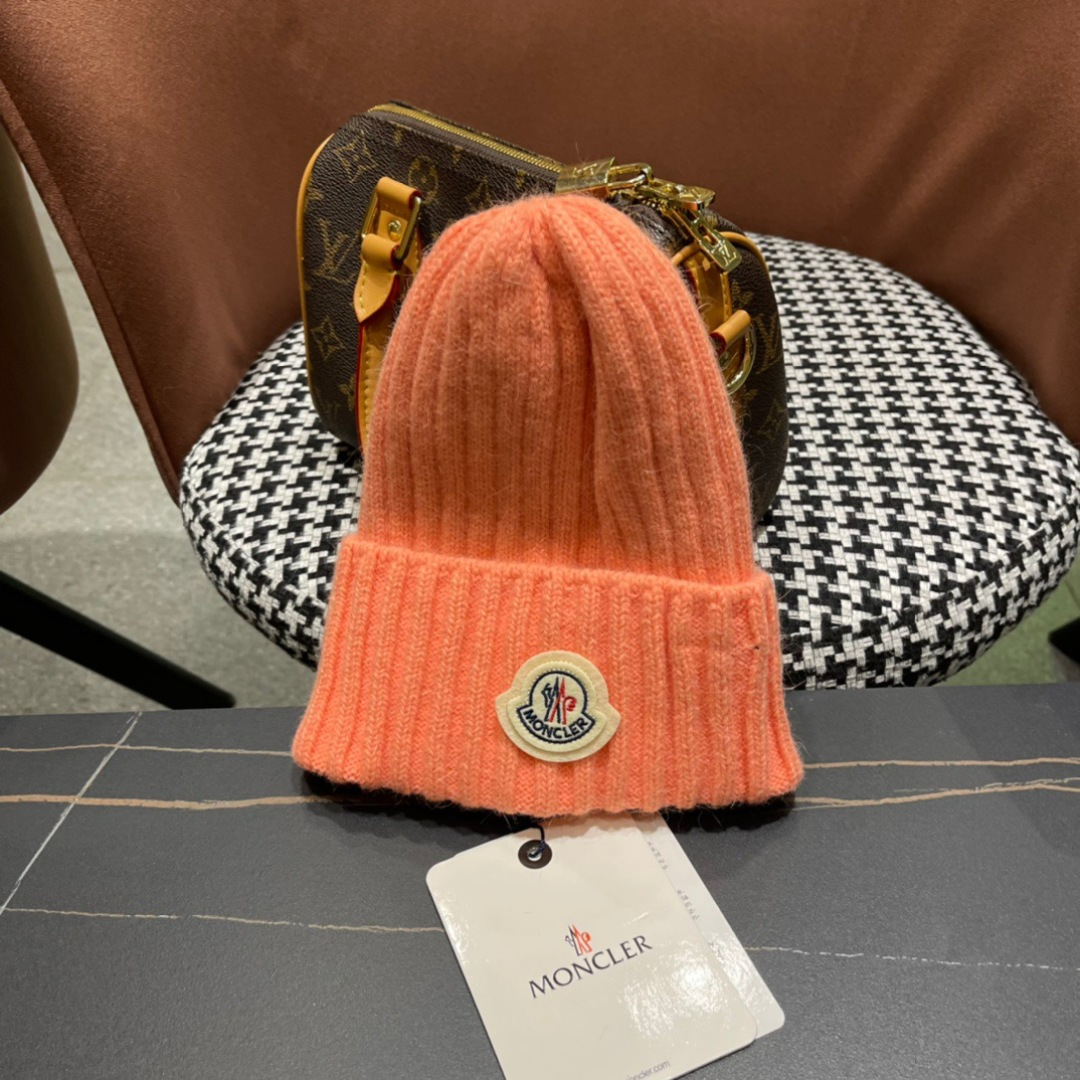  蒙口Moncler盟可睐💥官网经典针织帽，原单复刻.非常柔软亲肤，弹性很好💓有质感又非常百搭的款式~保