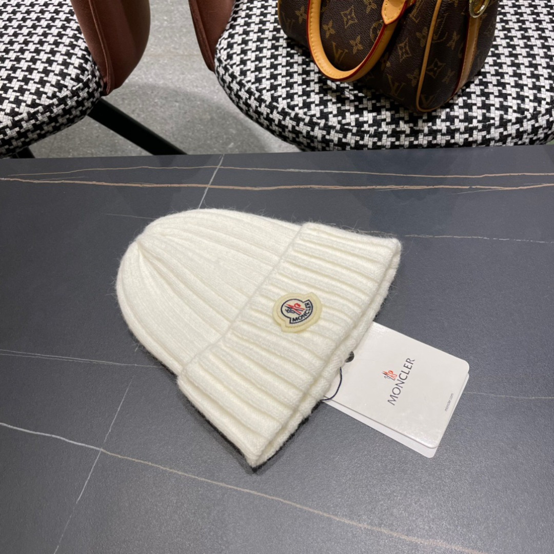  蒙口Moncler盟可睐💥官网经典针织帽，原单复刻.非常柔软亲肤，弹性很好💓有质感又非常百搭的款式~保