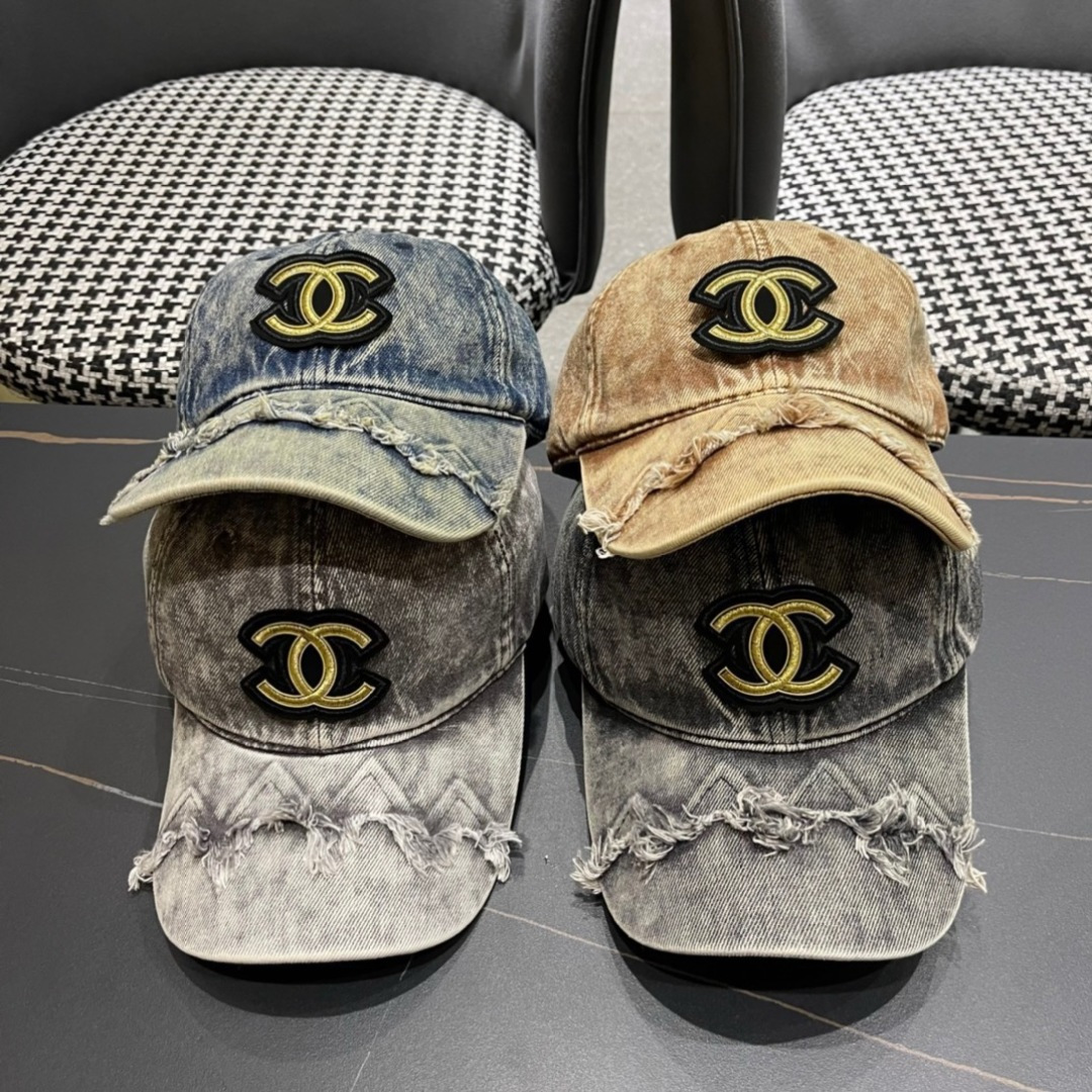  Chanel香奈儿新款韩版棒球帽男休闲百搭复古时尚鸭舌帽