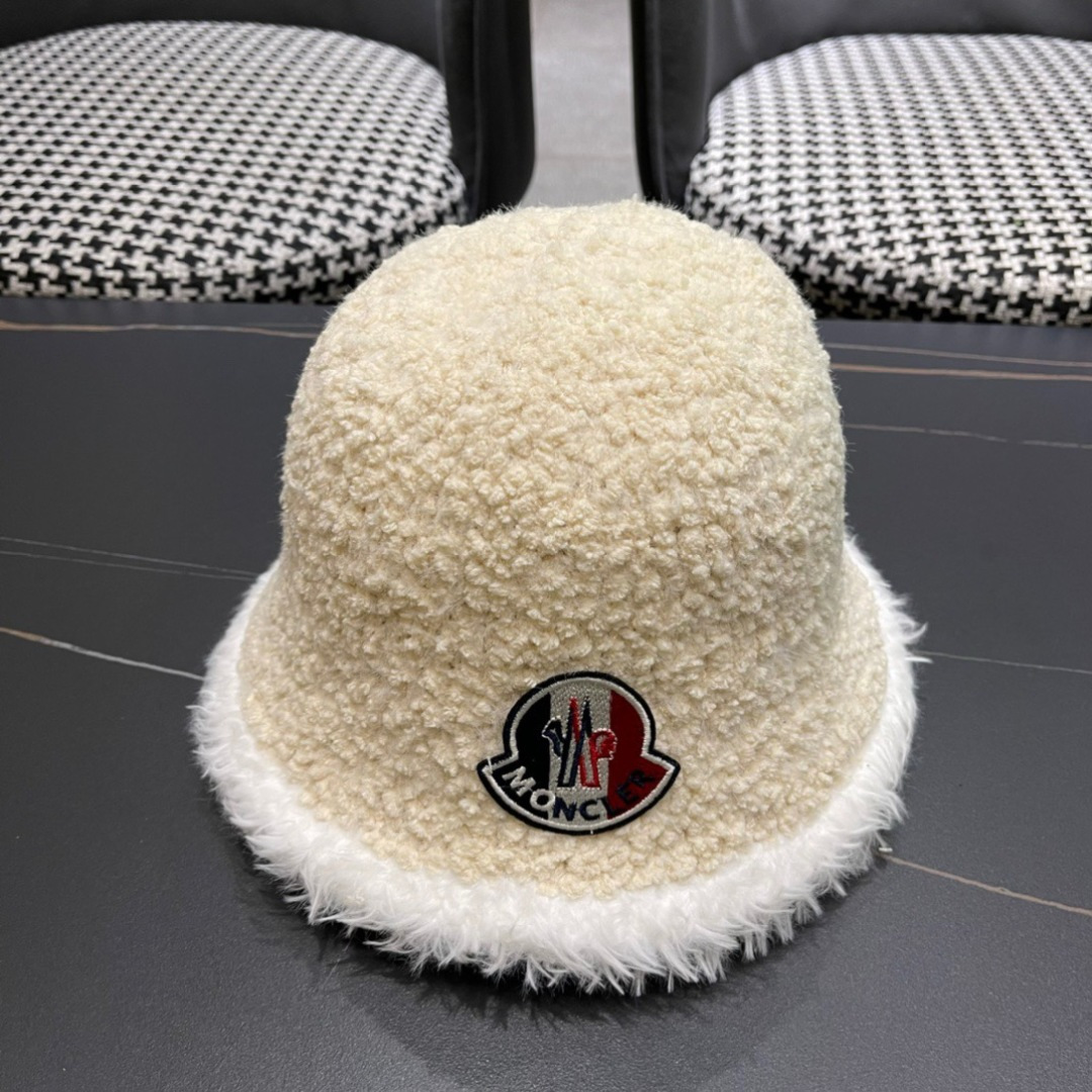 NO:364701,Moncler covert autumn and winter plush pot hat women's versatile lamb velvet texture dome hat Korean version fisherman hat warm wool hat literary hat fisherman hat baseball hat knit hat, hat, Moncler, espadrilles, hatsMoncler蒙口秋冬毛绒盆帽女百搭羊羔绒质感圆顶帽韩版渔夫帽保暖毛线帽文艺帽子渔夫帽棒球帽针织帽,帽子,Moncler,espadrilles,hats,hat