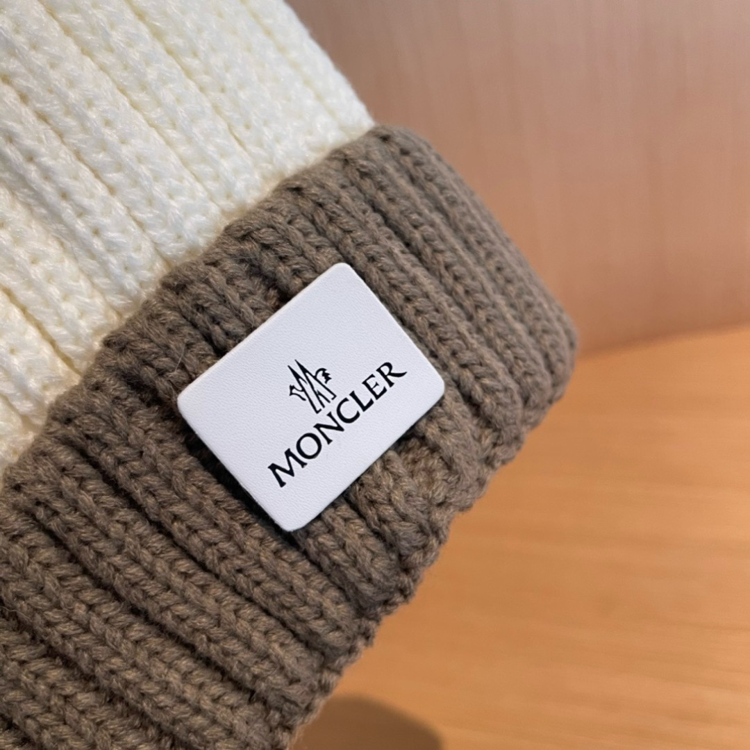 【MINCLER蒙口】2025秋冬新款纹路加绒针织毛线帽，