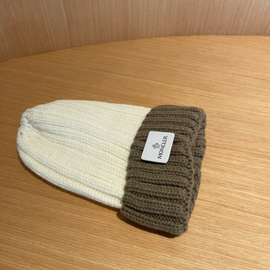 【MINCLER蒙口】2025秋冬新款纹路加绒针织毛线帽，