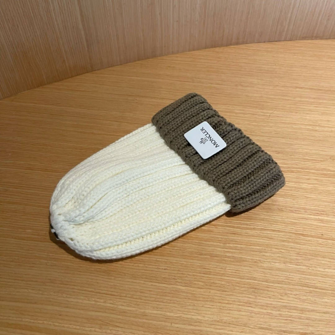 【MINCLER蒙口】2025秋冬新款纹路加绒针织毛线帽，