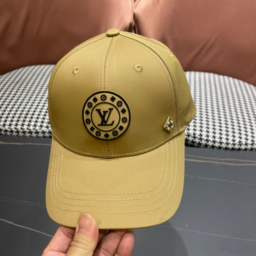  LouiVuittonLV 2025专柜新款路易威登棒球帽，男女通用遮阳帽，