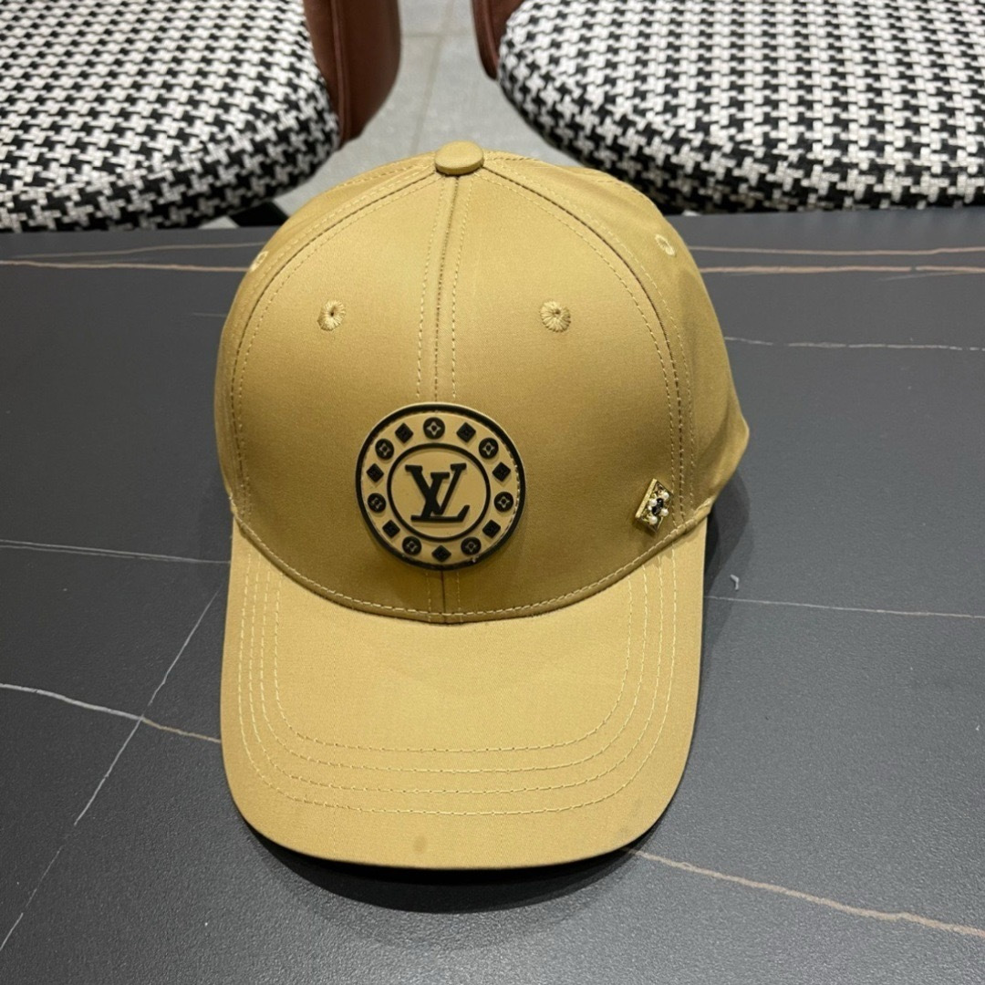 LouiVuittonLV 2025专柜新款路易威登棒球帽，男女通用遮阳帽，