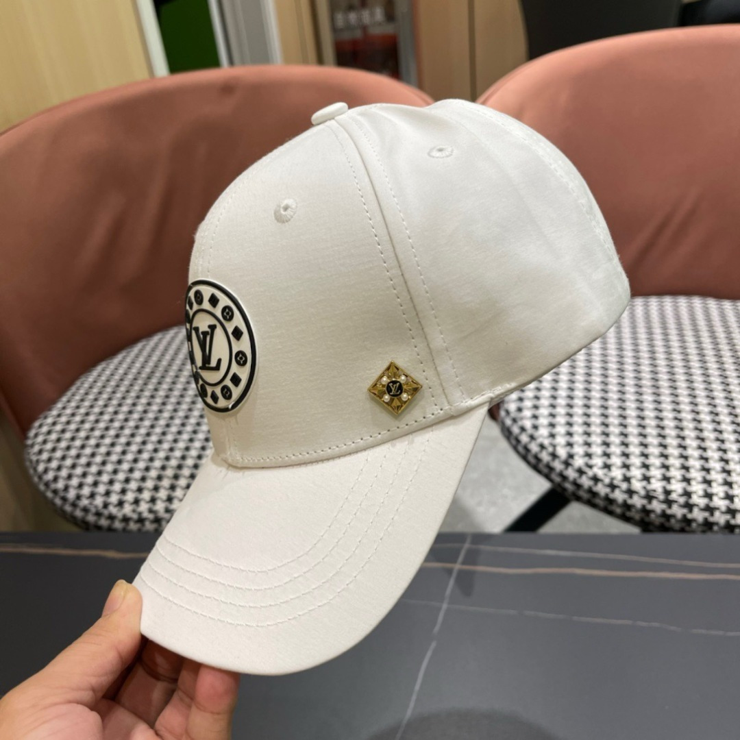  LouiVuittonLV 2025专柜新款路易威登棒球帽，男女通用遮阳帽，