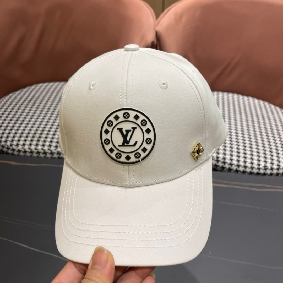  LouiVuittonLV 2025专柜新款路易威登棒球帽，男女通用遮阳帽，