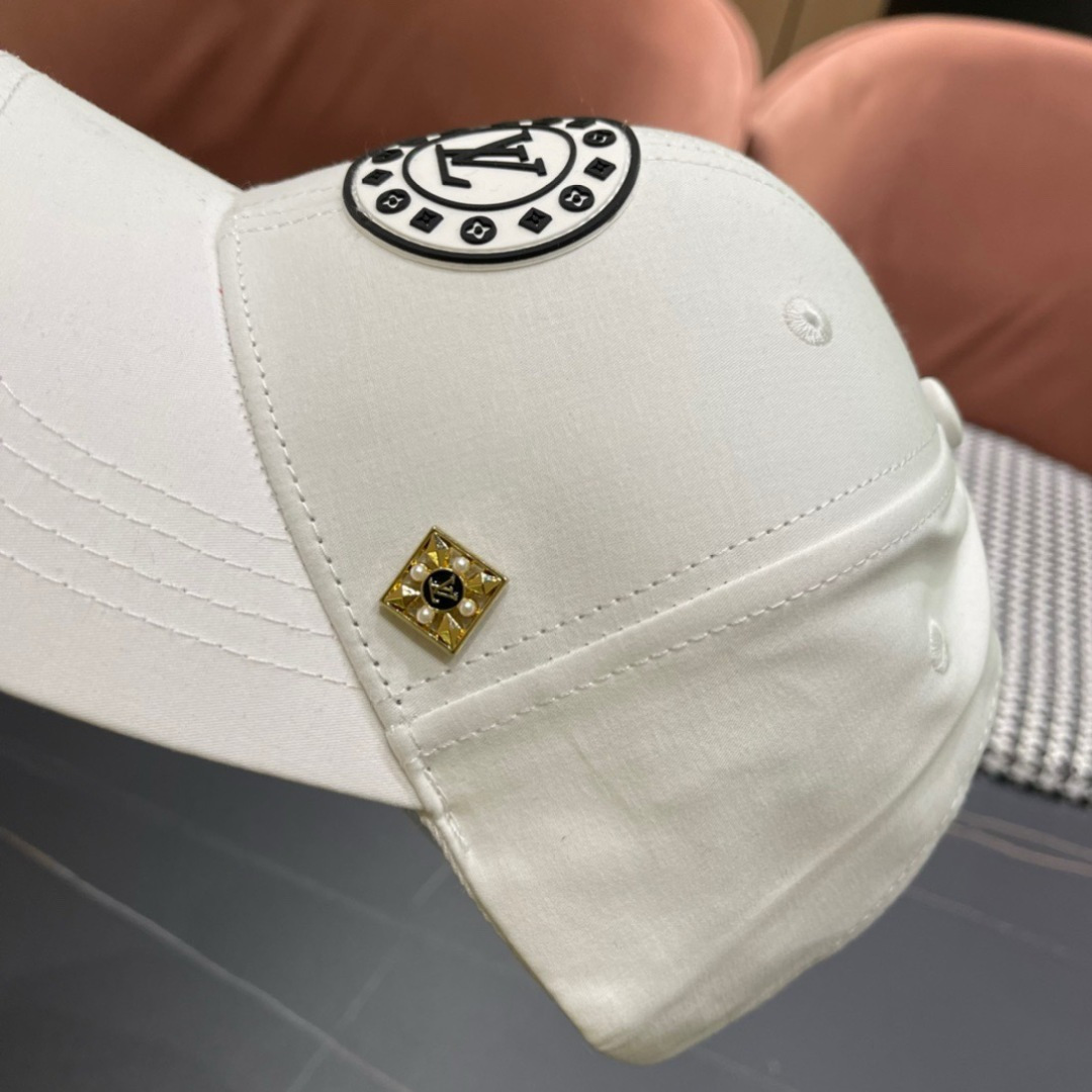  LouiVuittonLV 2025专柜新款路易威登棒球帽，男女通用遮阳帽，