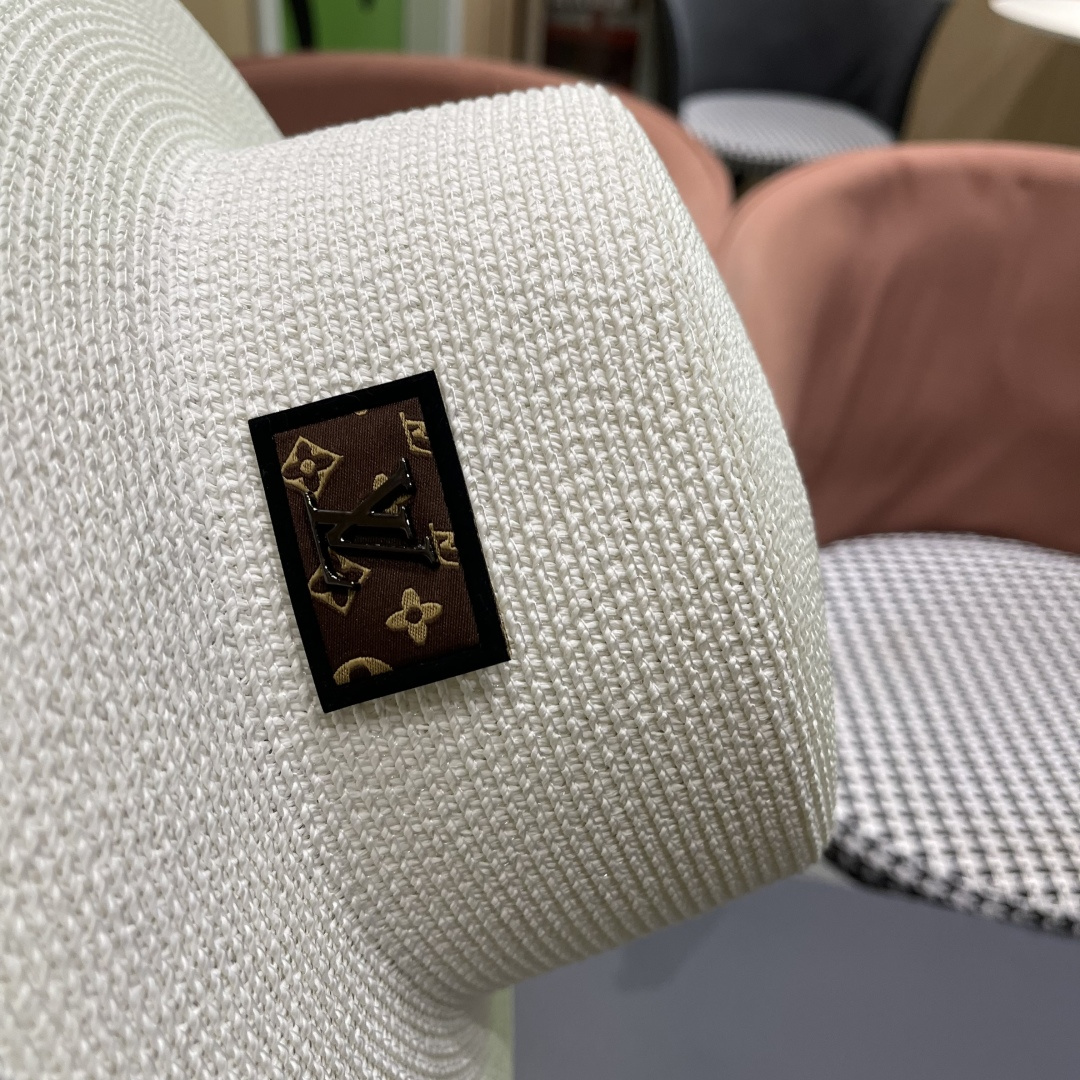 【LV路易威登】2025新款沙滩遮阳度假风礼帽，草帽，旅行必备，超好搭配，赶紧入手！