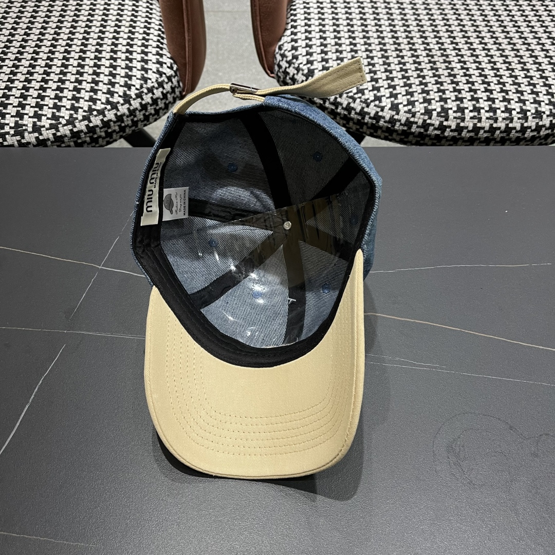 谬谬miumiu 2025原单春夏新款棒球帽，正品开模订制，原版做工细致质量超赞！