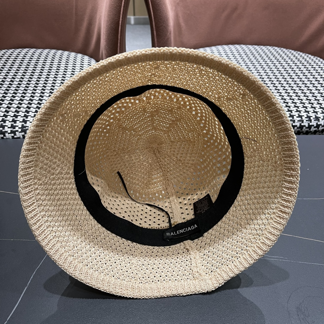  巴黎世家BALENCIAGA 春夏时尚百搭镂空网眼户外休闲女帽女士遮阳帽子
渔夫帽盆帽沙滩帽
