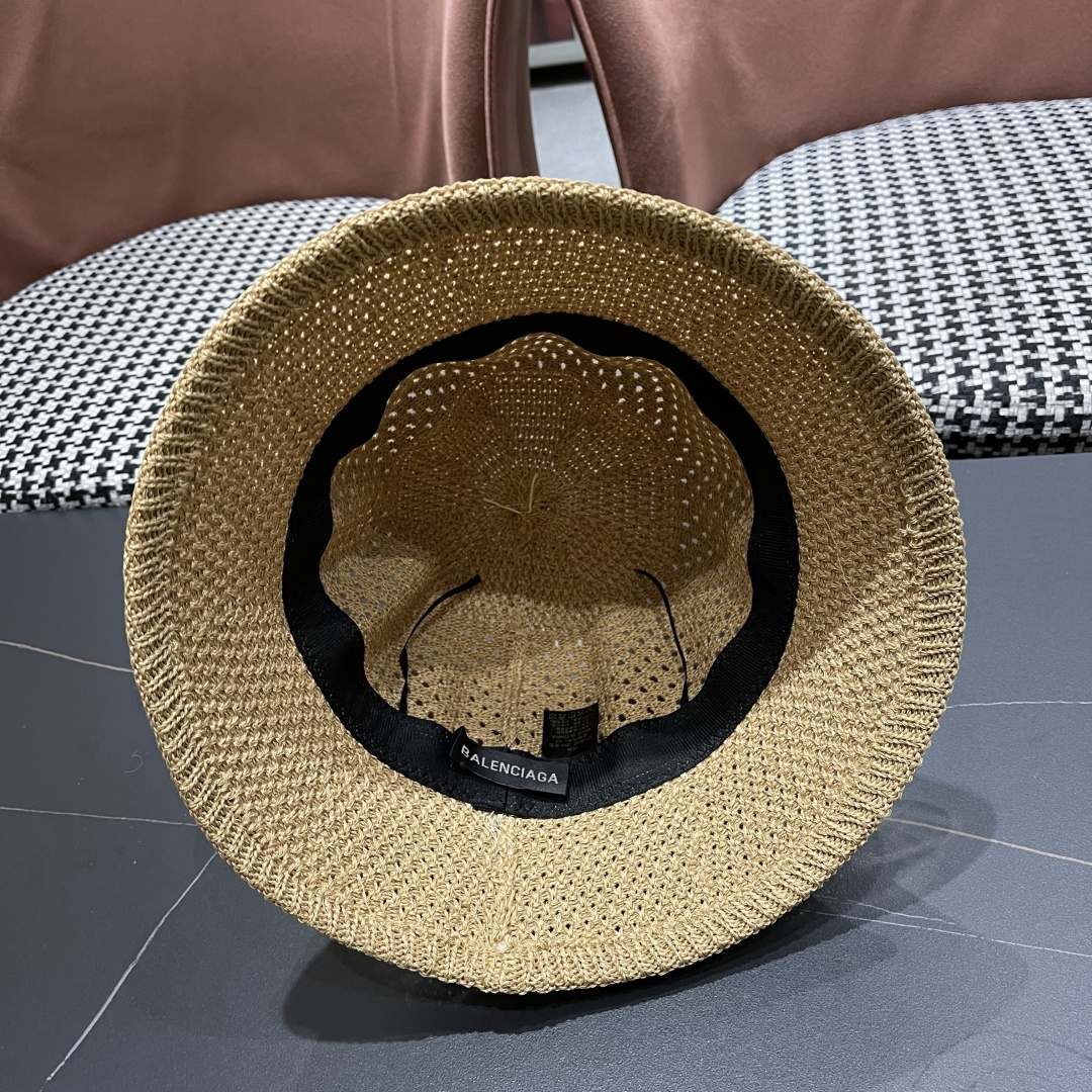  巴黎世家BALENCIAGA 春夏时尚百搭镂空网眼户外休闲女帽女士遮阳帽子
渔夫帽盆帽沙滩帽