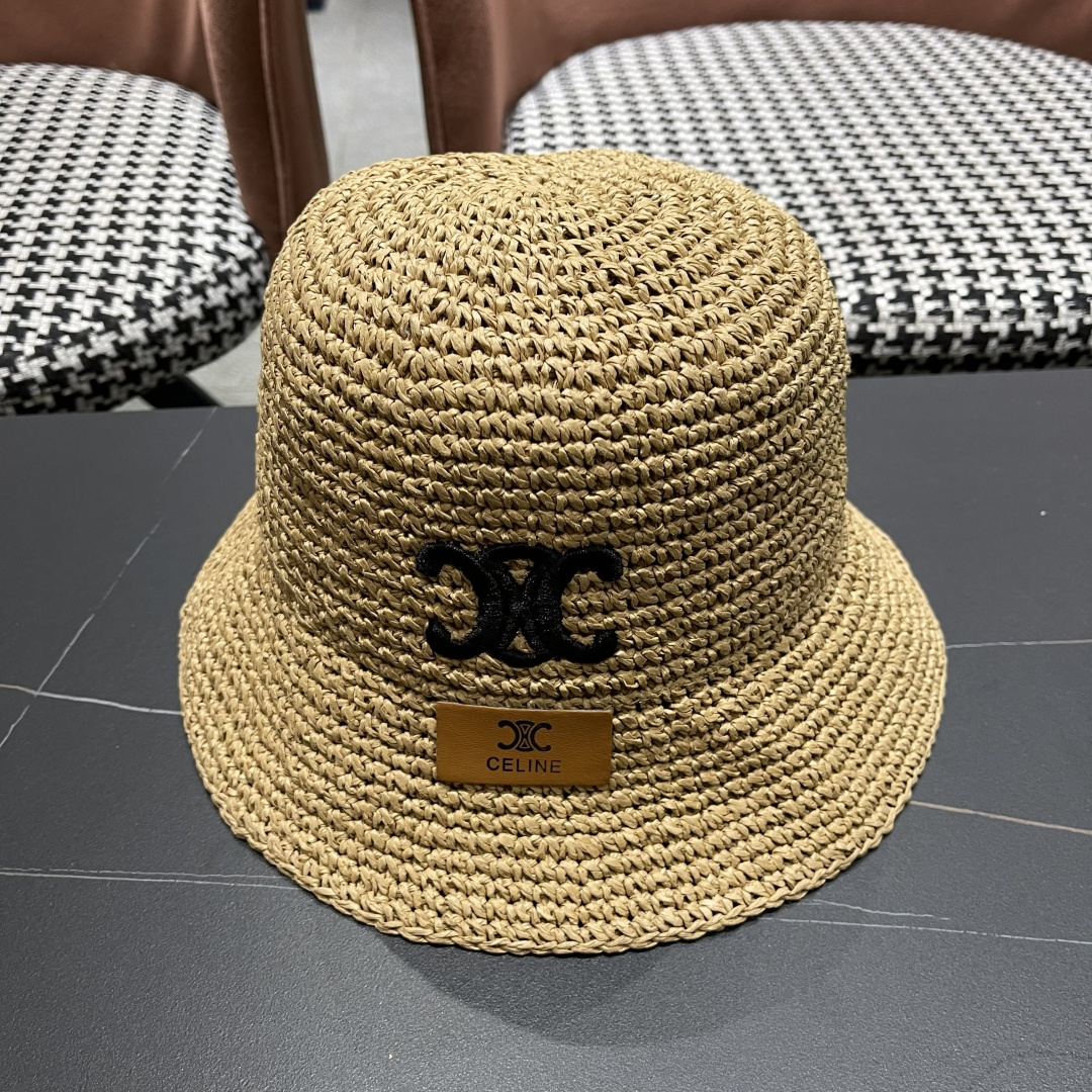 NO:364722,Celine CELINE’s heavyweight goods!  Pure hand-cropped Arc de Triomphe sun hat for women in summer Lafite straw hat foldable fisherman hat fisherman hat baseball hat knit hat, hat, celine, celine, espadrilles, hats赛琳CELINE重磅牛货！纯手工钩织凯旋门遮阳帽子女夏季拉菲 草帽可折叠渔夫帽帽子渔夫帽棒球帽针织帽,帽子,celine,celine,espadrilles,hats,hat