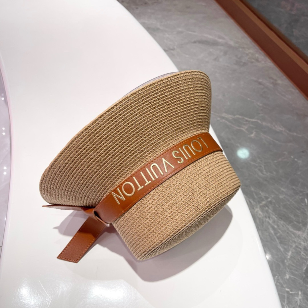  2025新款LV 皮带草编盆帽草帽礼帽🤩简约大方，百搭单品～出街首选，新款帽型超美腻