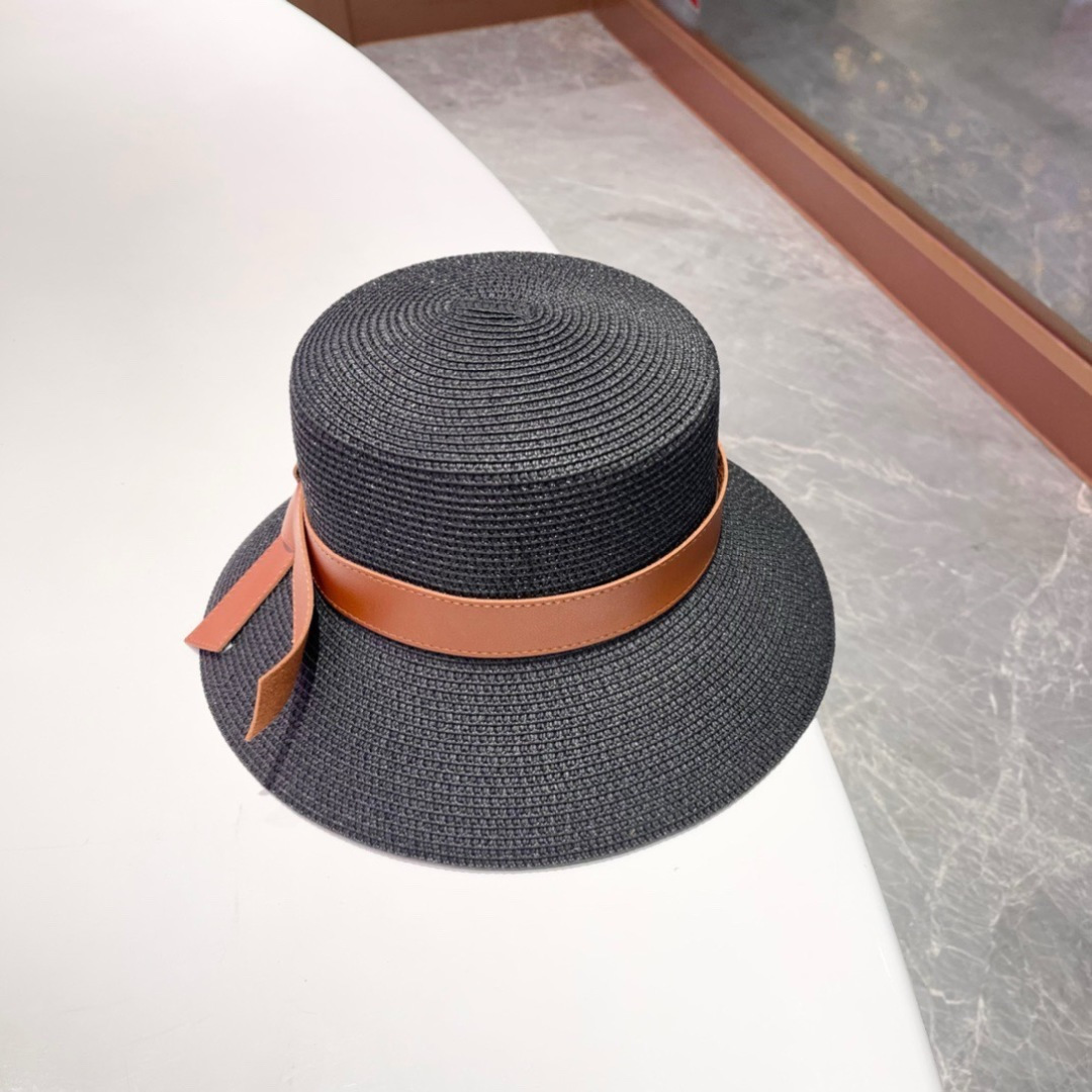  2025新款LV 皮带草编盆帽草帽礼帽🤩简约大方，百搭单品～出街首选，新款帽型超美腻