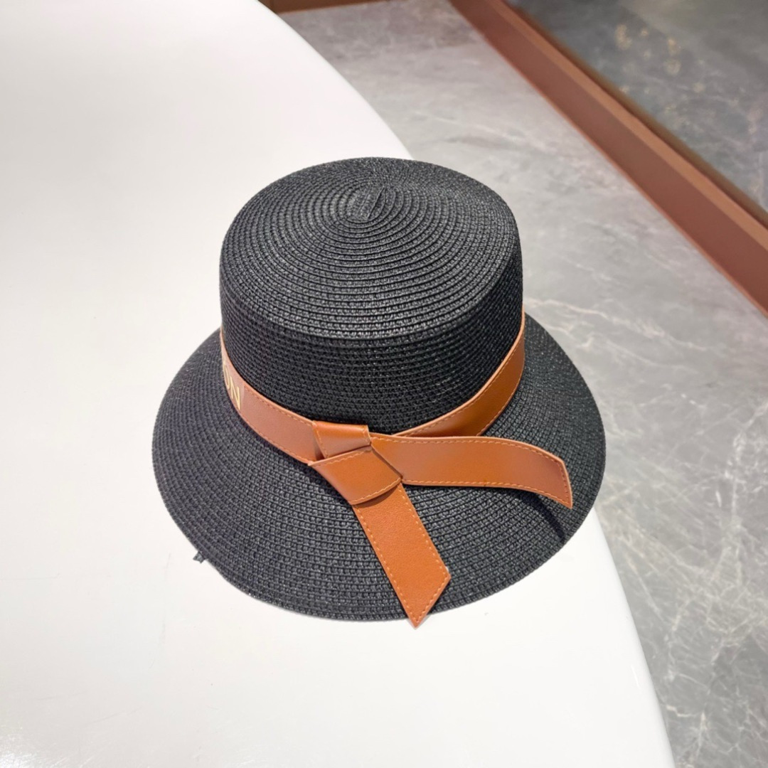  2025新款LV 皮带草编盆帽草帽礼帽🤩简约大方，百搭单品～出街首选，新款帽型超美腻