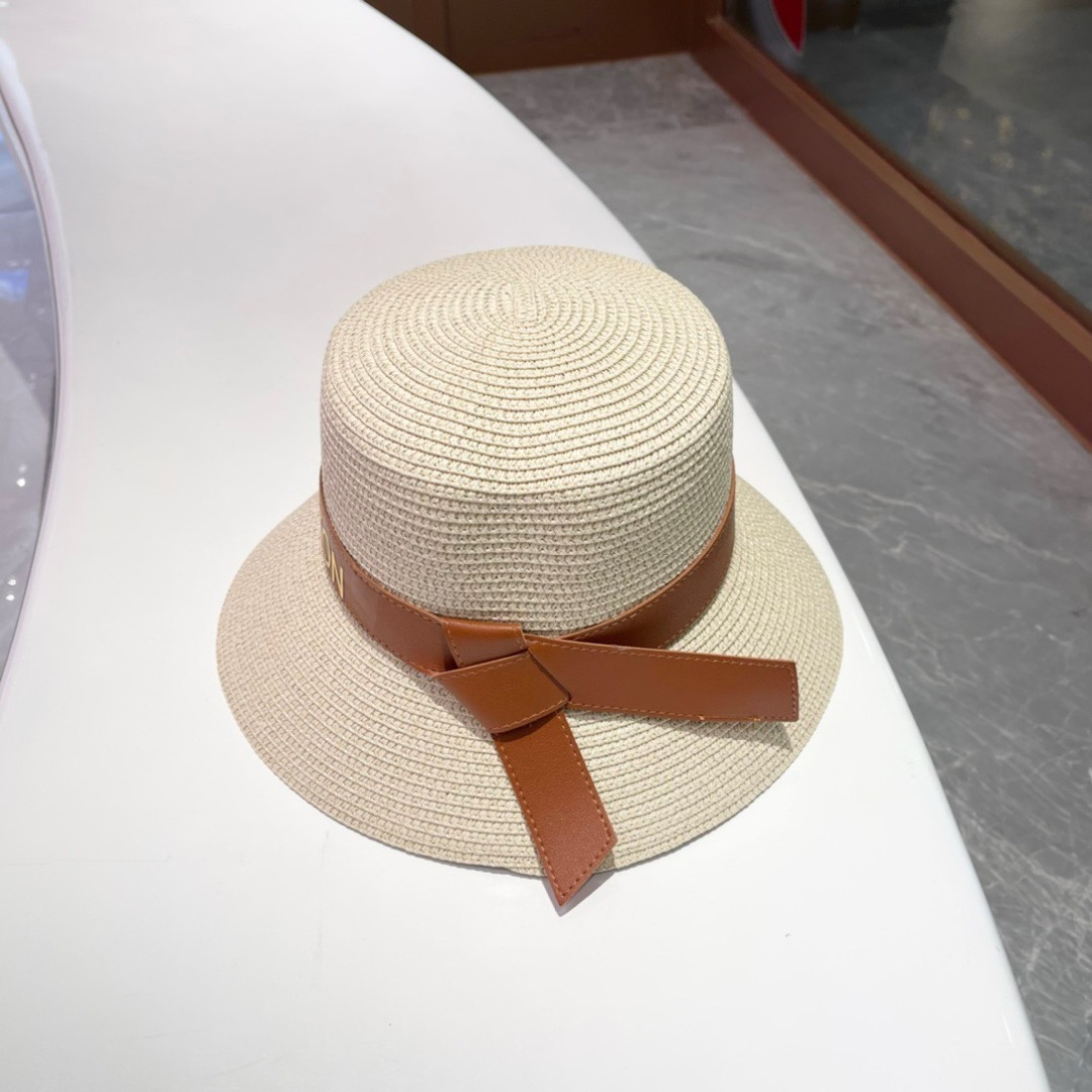  2025新款LV 皮带草编盆帽草帽礼帽🤩简约大方，百搭单品～出街首选，新款帽型超美腻