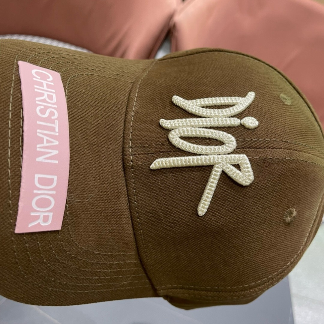 【DIOR迪奥】2025新款专柜简约棒球帽，爆款，大牌同步，