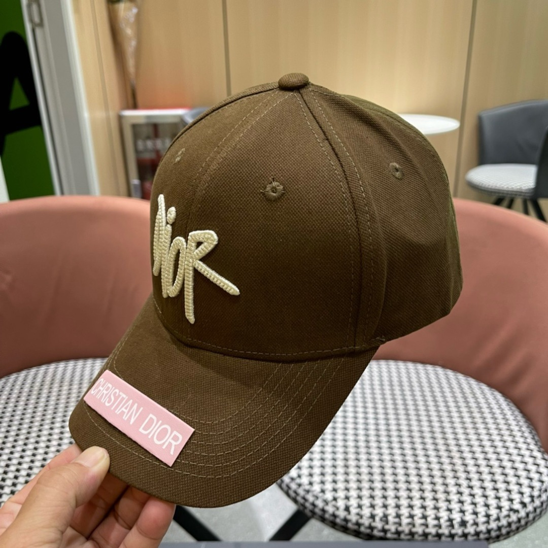 【DIOR迪奥】2025新款专柜简约棒球帽，爆款，大牌同步，