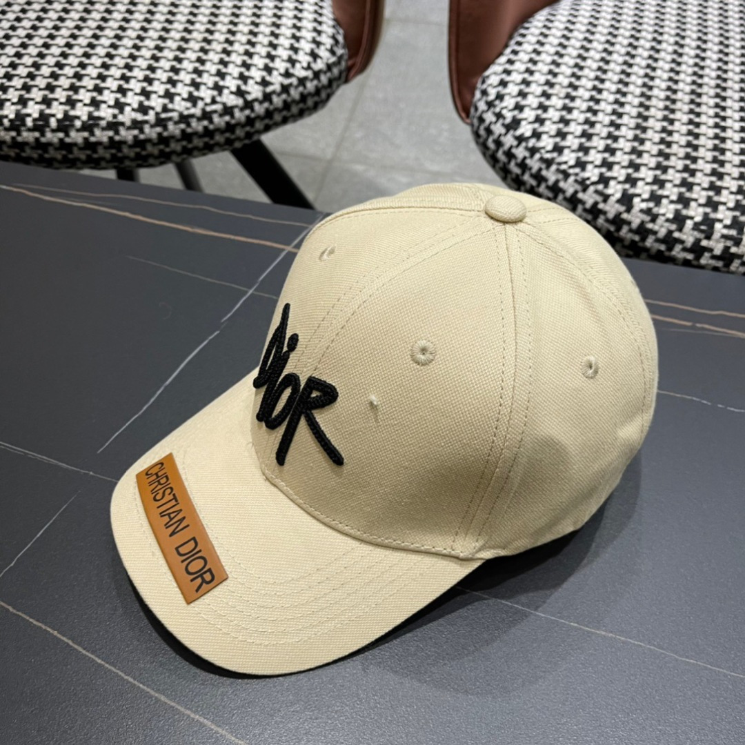 【DIOR迪奥】2025新款专柜简约棒球帽，爆款，大牌同步，
