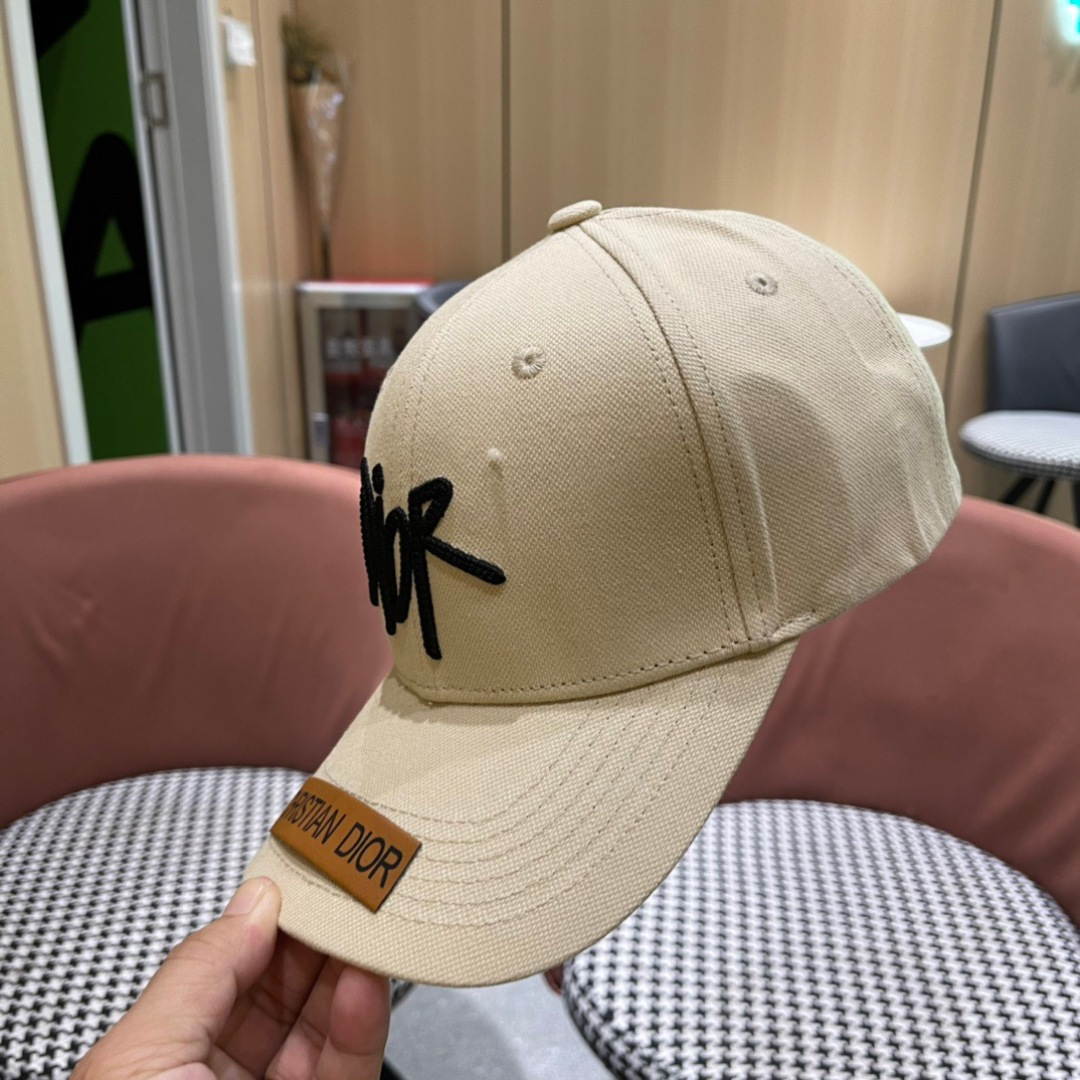 【DIOR迪奥】2025新款专柜简约棒球帽，爆款，大牌同步，