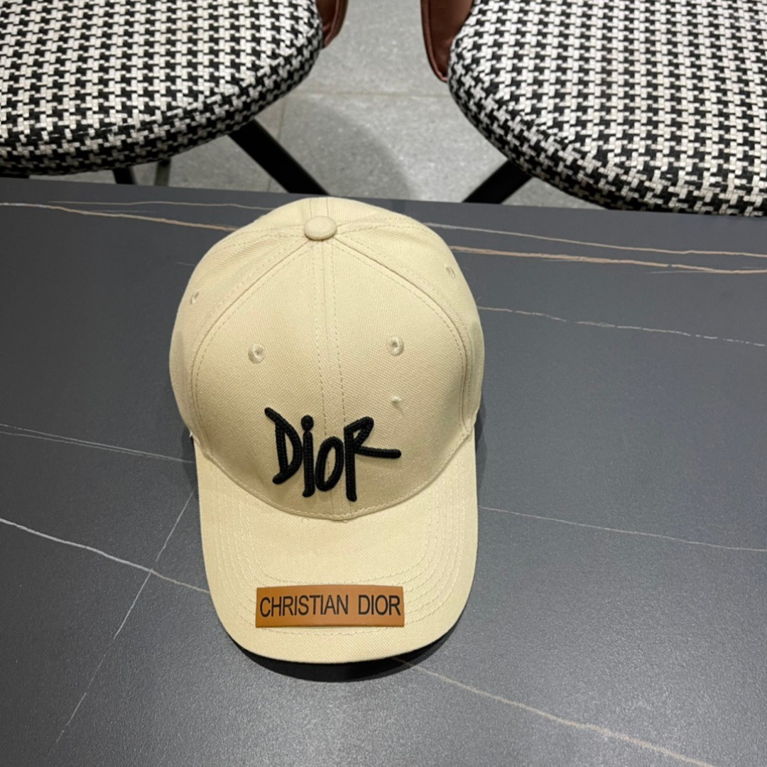 【DIOR迪奥】2025新款专柜简约棒球帽，爆款，大牌同步，