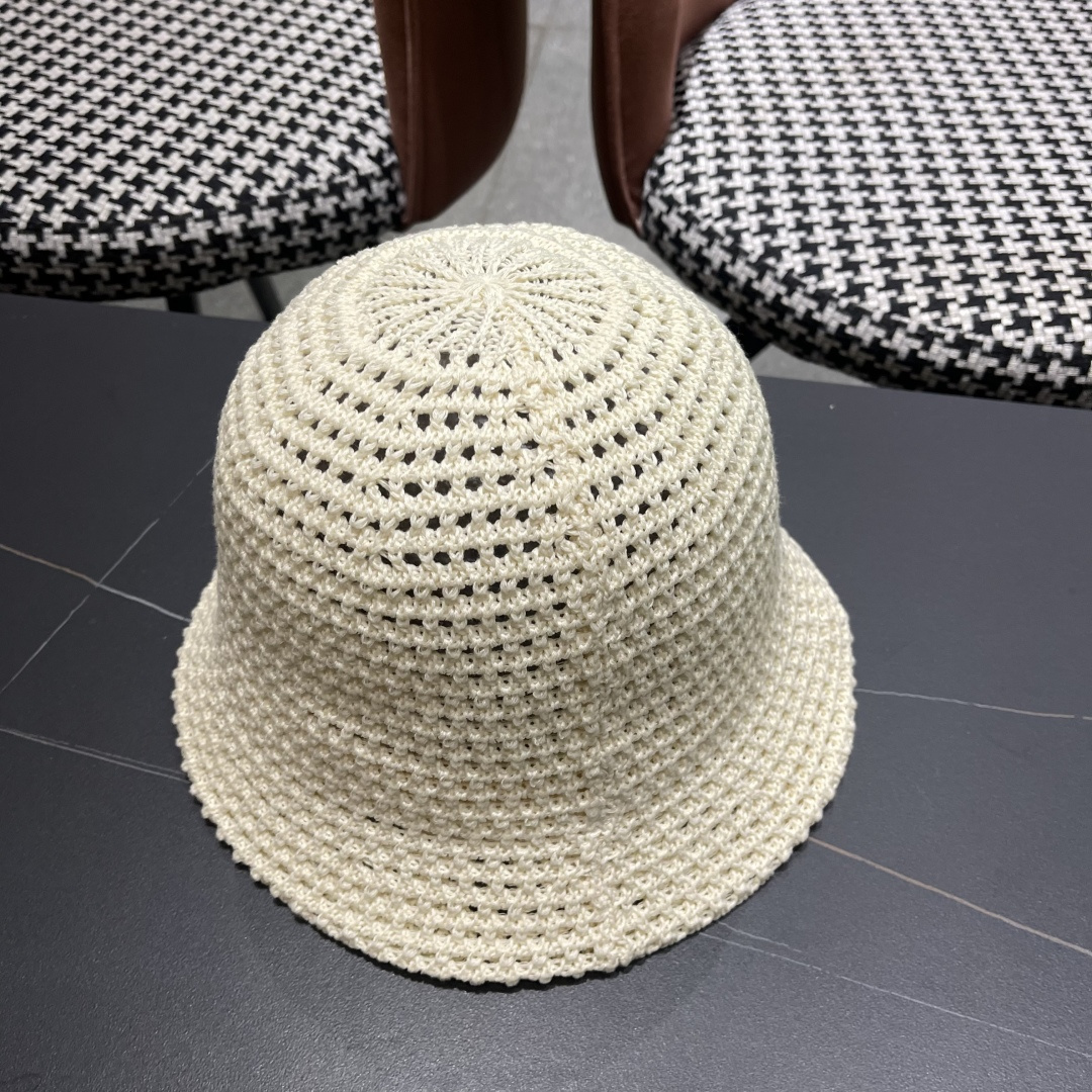  路易威登Lv款帽子女渔夫帽春夏季镂空太阳帽防晒遮阳水水桶帽日系旵脸小盆帽