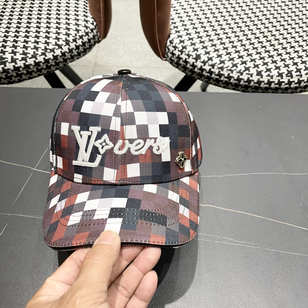  LV(路易威登)2025新款原单棒球帽， 专柜11开模订制，轻盈透气！质量超赞！