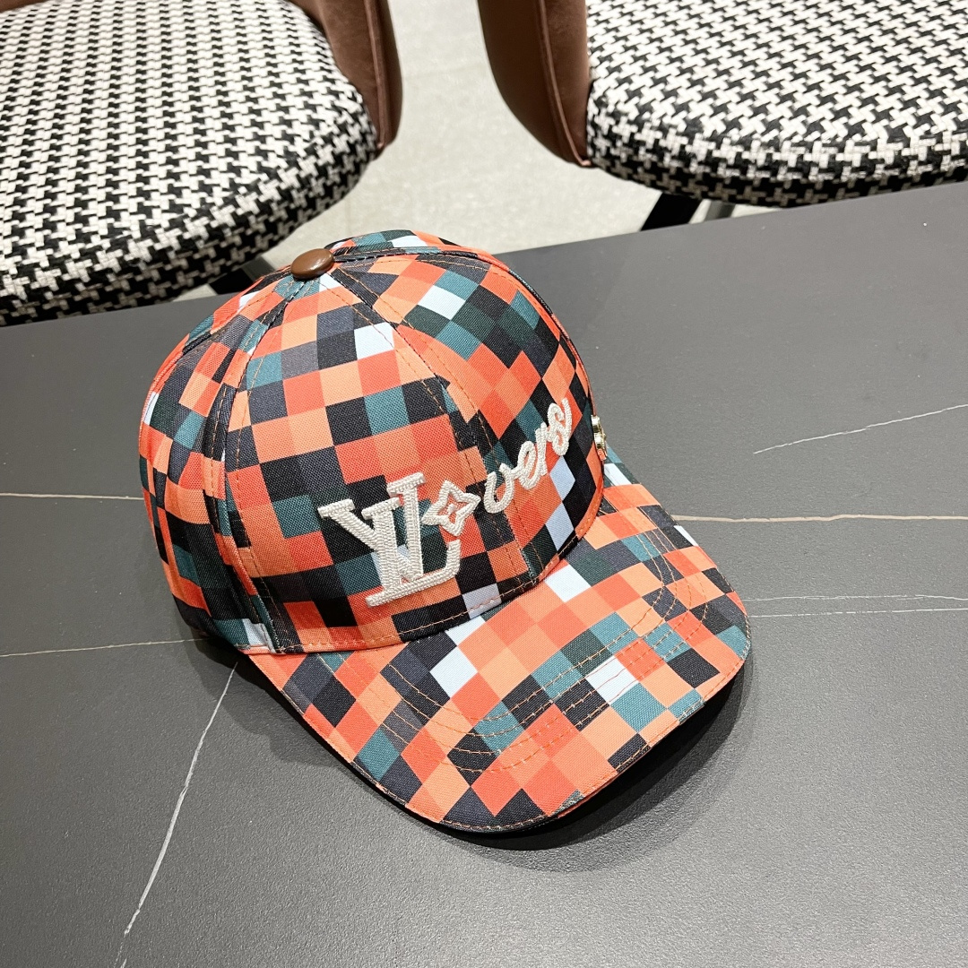  LV(路易威登)2025新款原单棒球帽， 专柜11开模订制，轻盈透气！质量超赞！