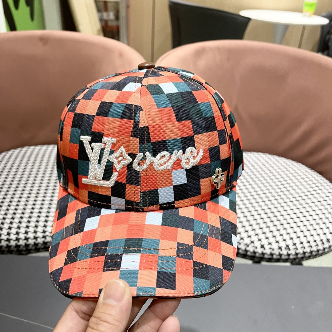  LV(路易威登)2025新款原单棒球帽， 专柜11开模订制，轻盈透气！质量超赞！