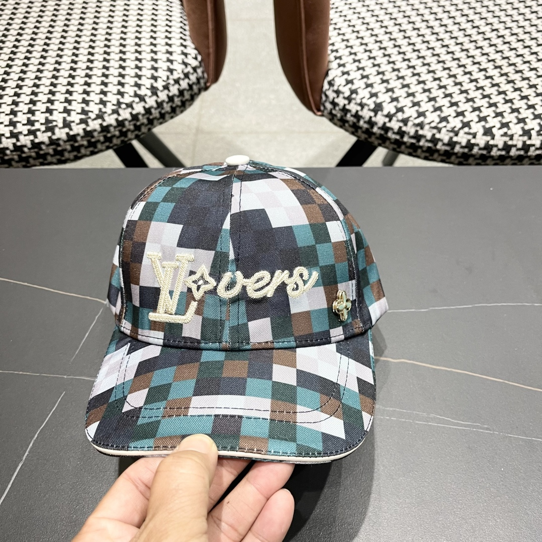  LV(路易威登)2025新款原单棒球帽， 专柜11开模订制，轻盈透气！质量超赞！