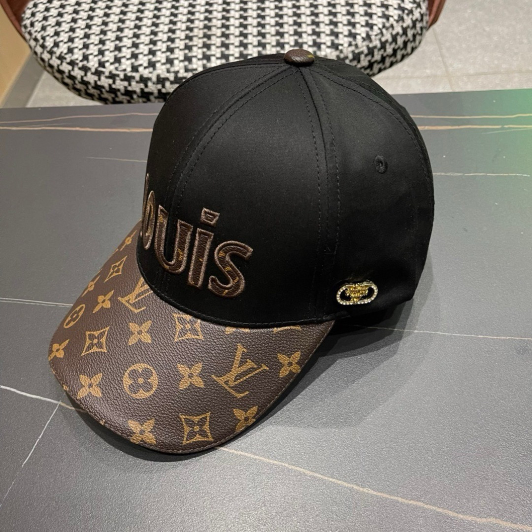 
新款出货LV(路易威登)新款原单棒球帽专柜11开模订制，质量超赞，基础头围56，