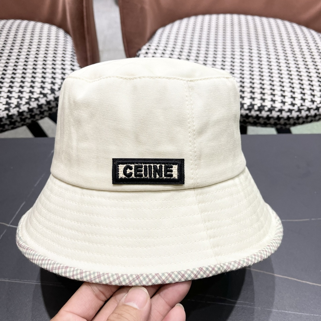  赛琳CELINE2025新款渔夫帽，休闲大方，简约时尚，