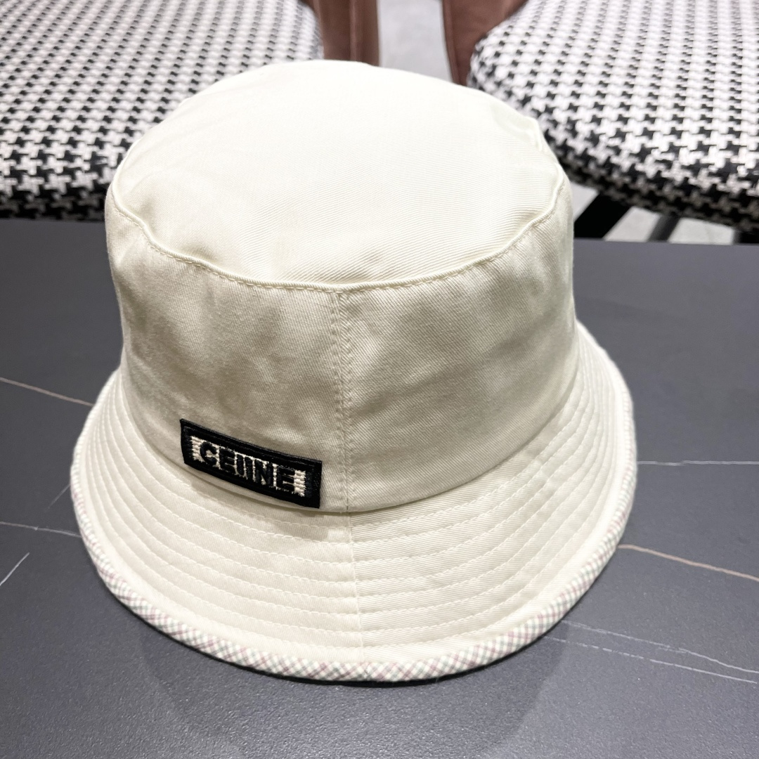  赛琳CELINE2025新款渔夫帽，休闲大方，简约时尚，