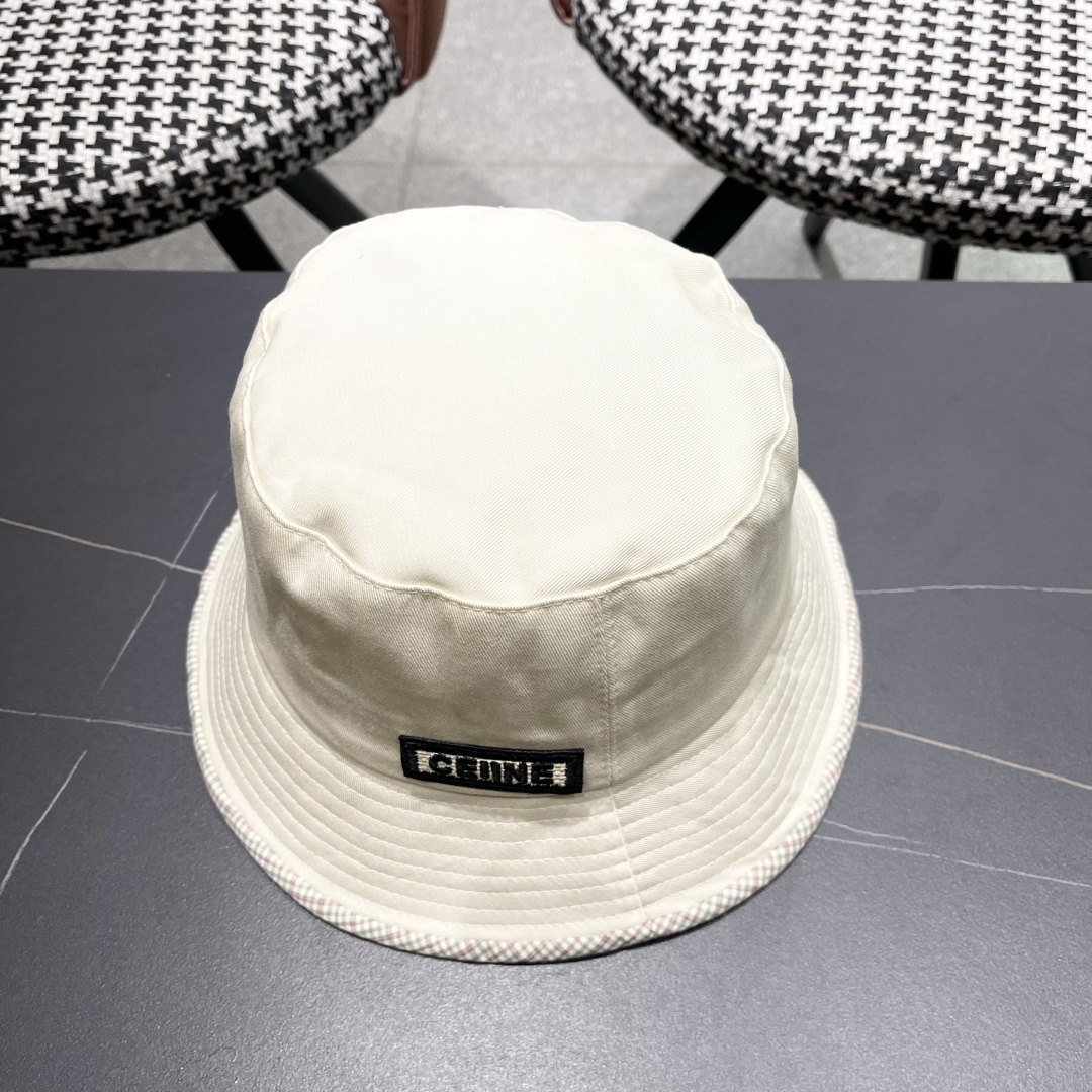  赛琳CELINE2025新款渔夫帽，休闲大方，简约时尚，