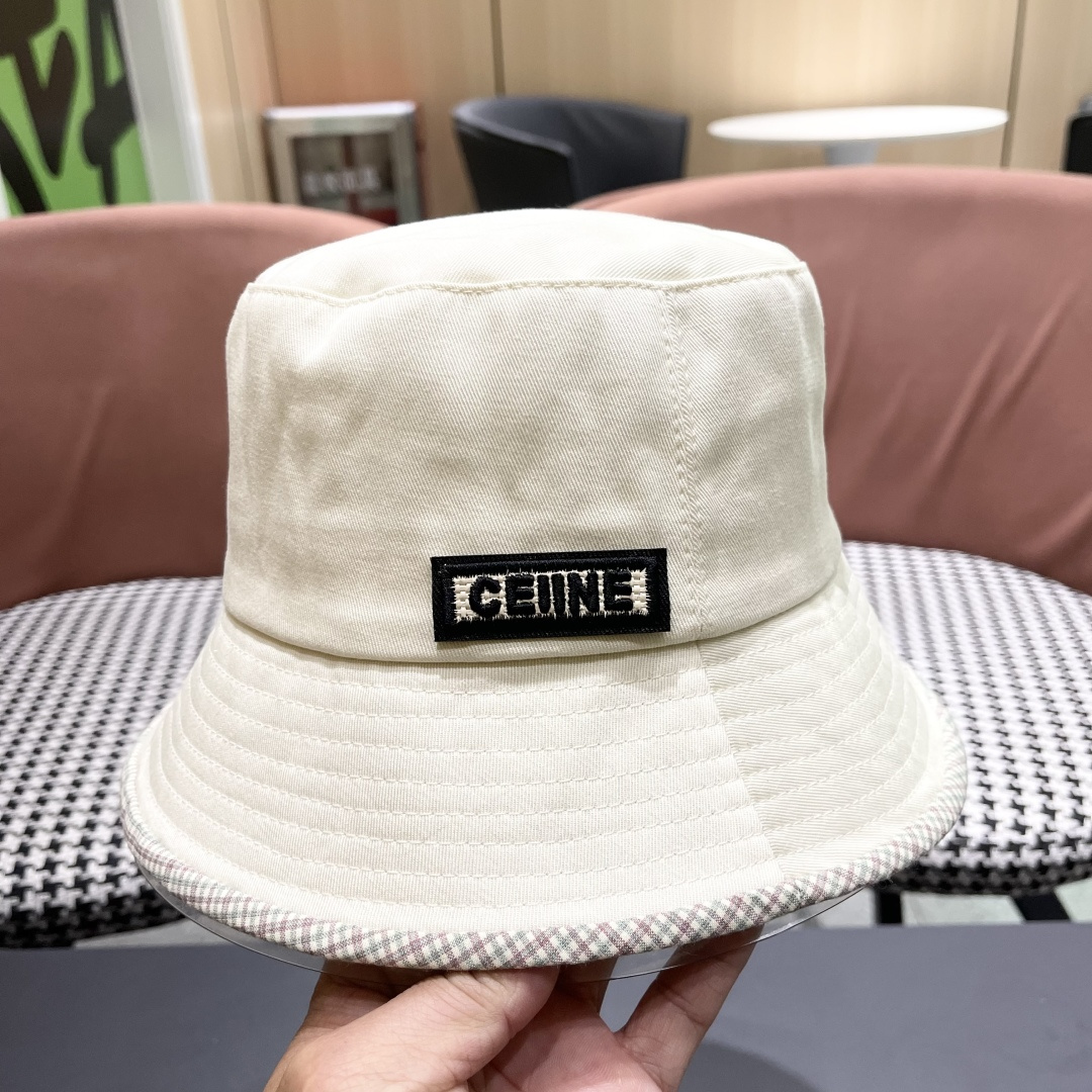  赛琳CELINE2025新款渔夫帽，休闲大方，简约时尚，