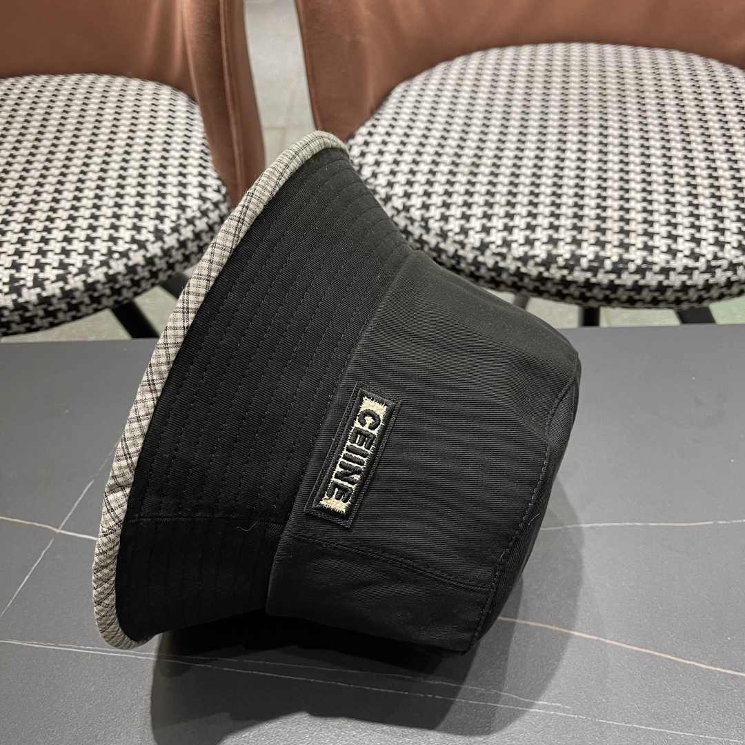  赛琳CELINE2025新款渔夫帽，休闲大方，简约时尚，