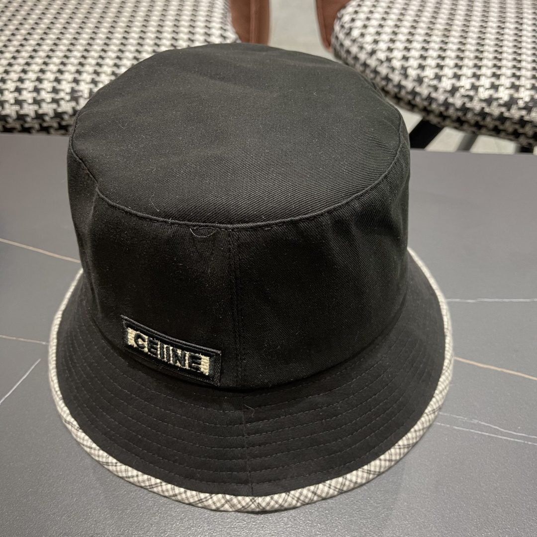  赛琳CELINE2025新款渔夫帽，休闲大方，简约时尚，