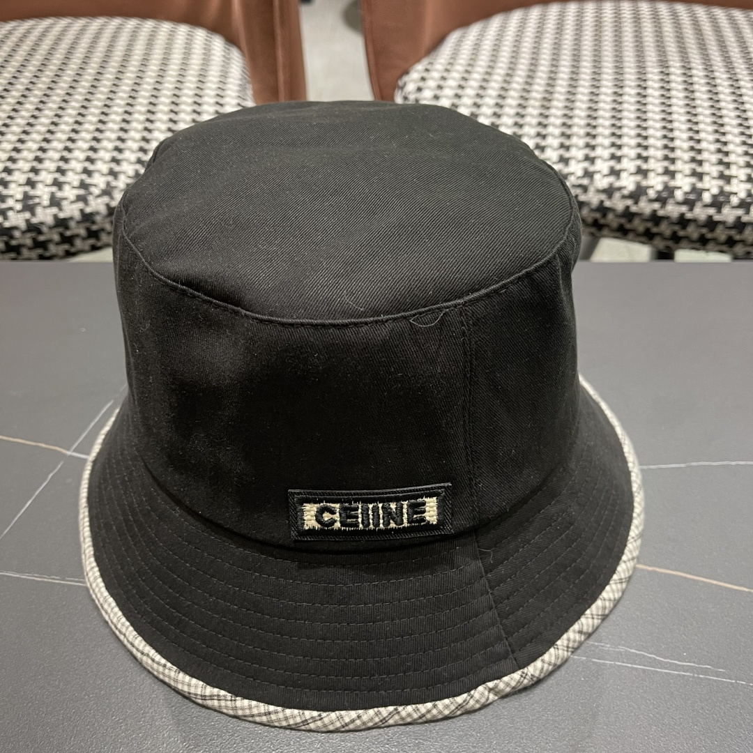  赛琳CELINE2025新款渔夫帽，休闲大方，简约时尚，