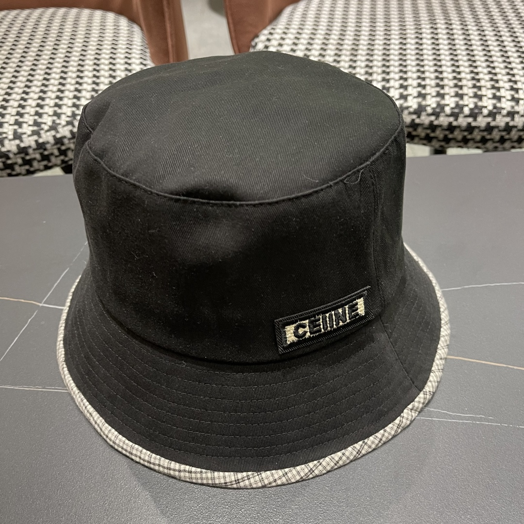  赛琳CELINE2025新款渔夫帽，休闲大方，简约时尚，