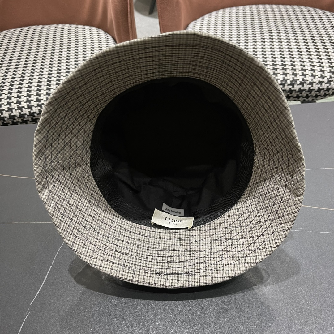 赛琳CELINE2025新款渔夫帽，休闲大方，简约时尚，