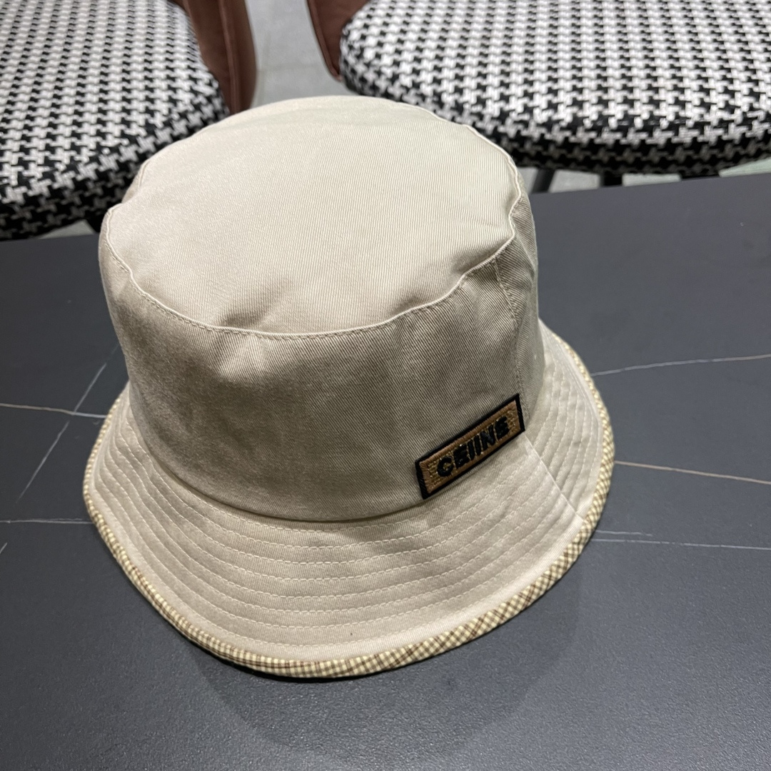  赛琳CELINE2025新款渔夫帽，休闲大方，简约时尚，