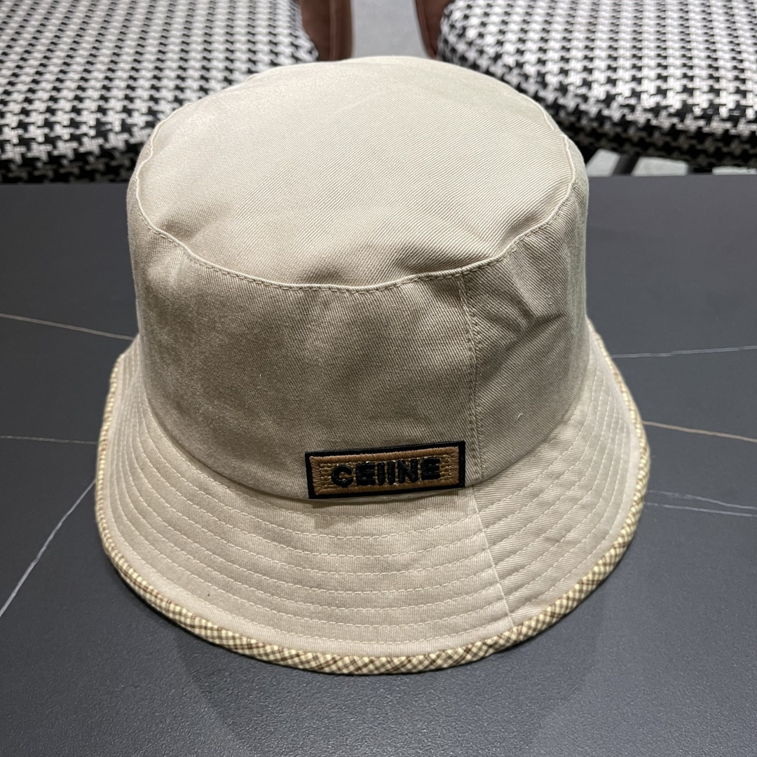  赛琳CELINE2025新款渔夫帽，休闲大方，简约时尚，