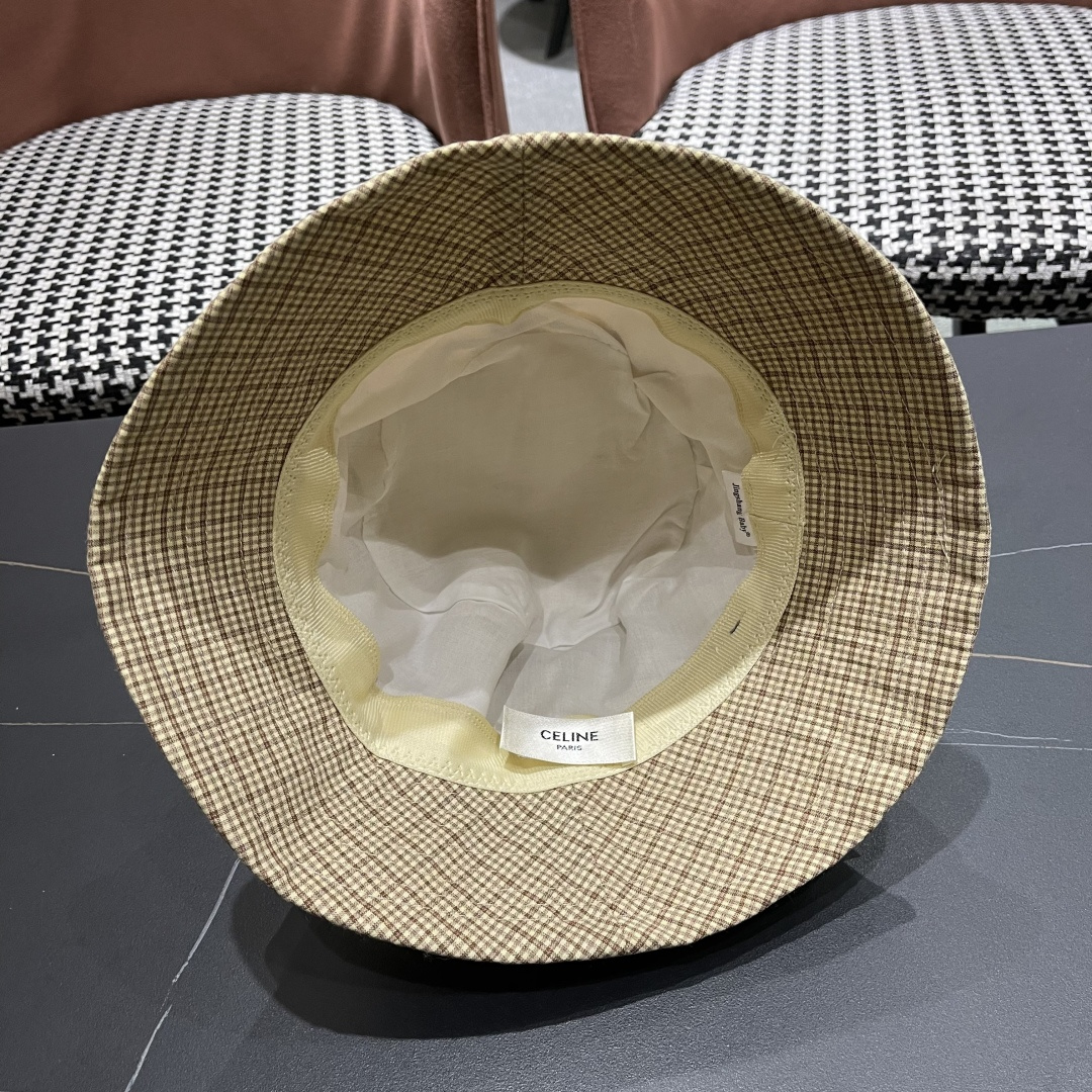  赛琳CELINE2025新款渔夫帽，休闲大方，简约时尚，