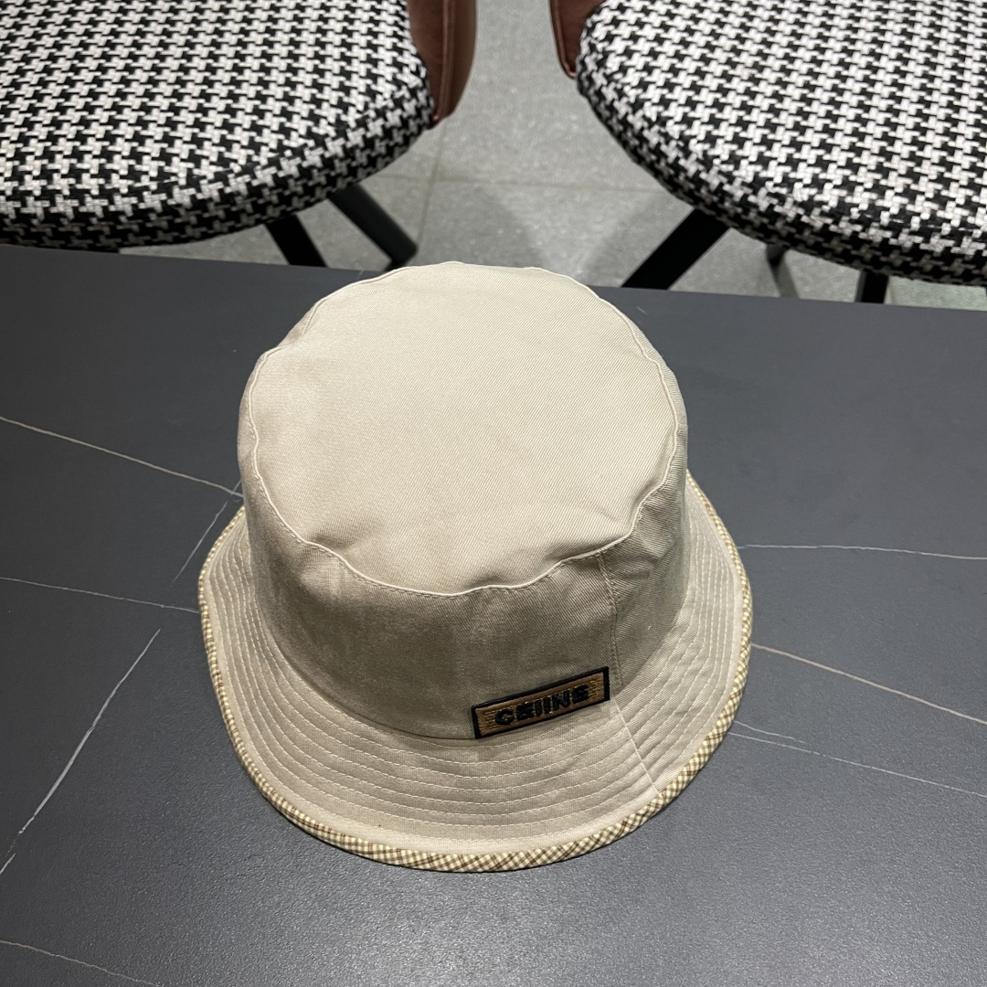  赛琳CELINE2025新款渔夫帽，休闲大方，简约时尚，