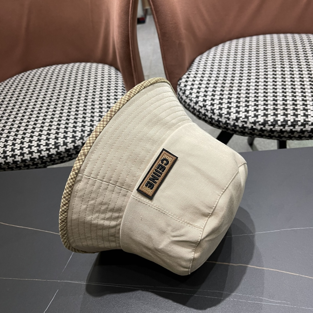  赛琳CELINE2025新款渔夫帽，休闲大方，简约时尚，