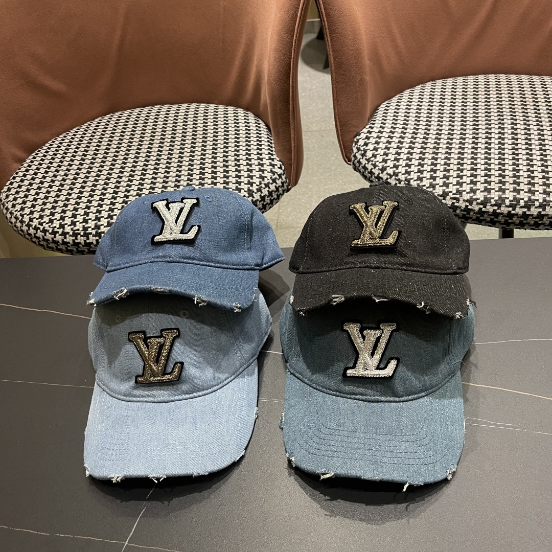  路易威登棒球帽 LouisVuitton😍新款LV棒球帽，高端大气，百搭款🤗男女通用！