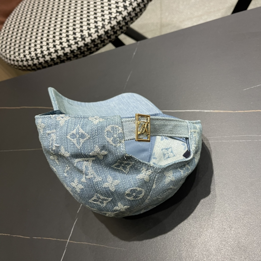  LV路易威登新款原单棒球帽，LV牛仔提花，专柜11开模订制，原版帆布面料 轻盈透气！质量超赞，基础头围