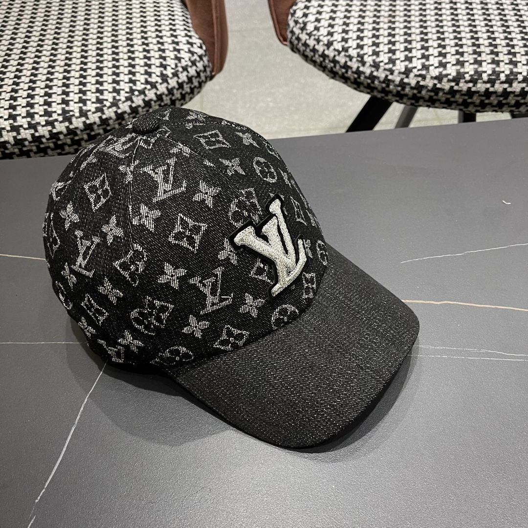 LV路易威登新款原单棒球帽，LV牛仔提花，专柜11开模订制，原版帆布面料 轻盈透气！质量超赞，基础头围